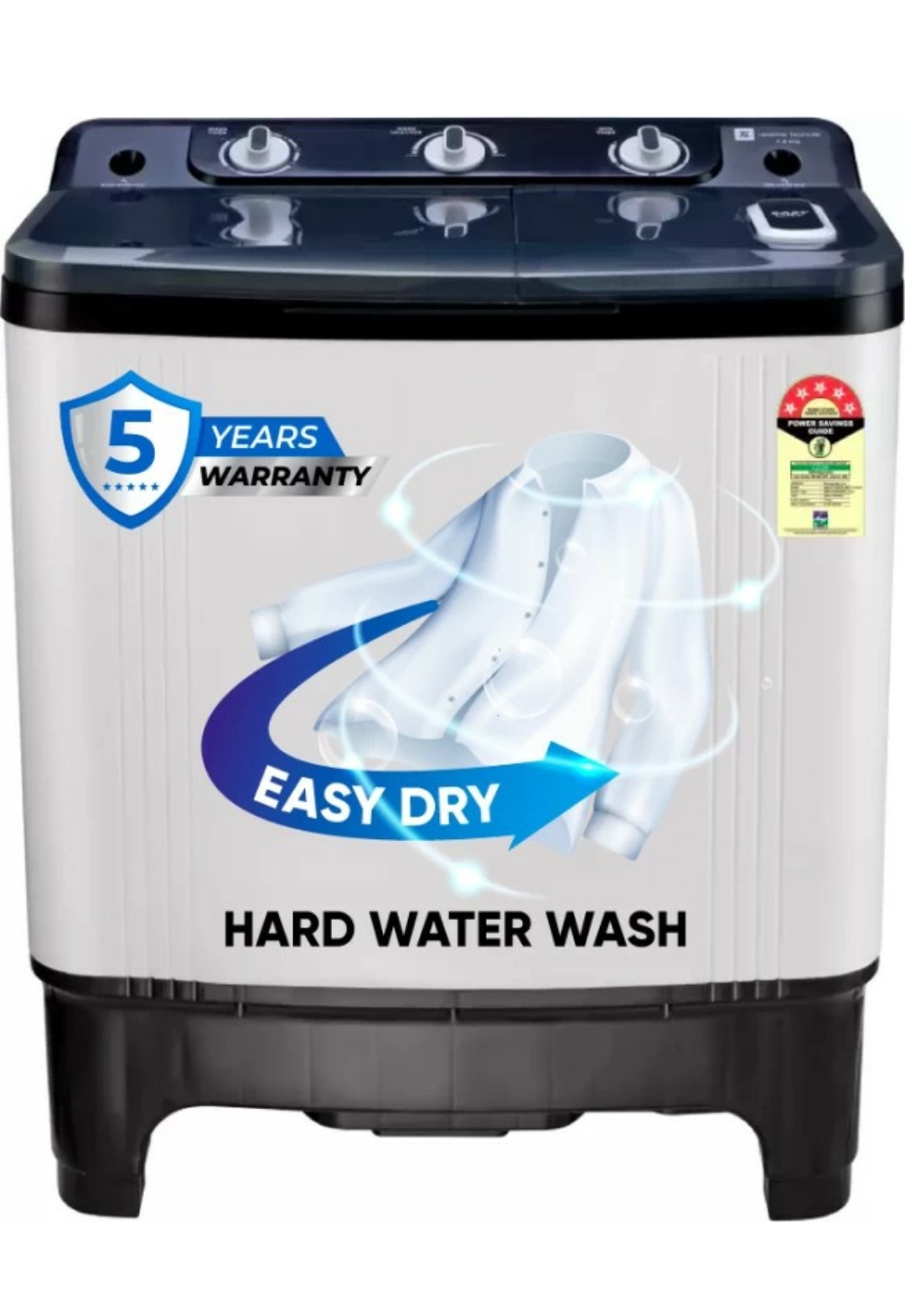 Washing machine 7kg semi- automatic top load